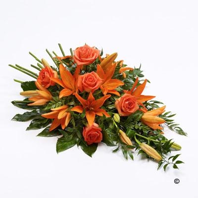 Rose and Lily Spray   Orange