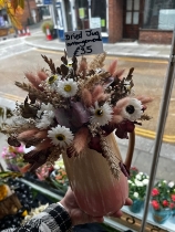 Dried jug arrangement